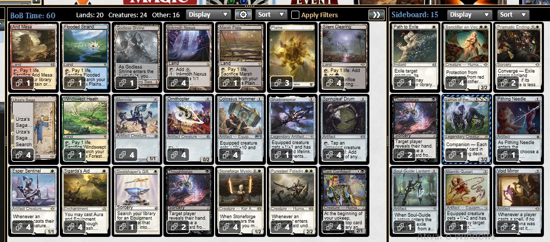 Capoeira02_MTGO's tweet photo. #TrophyTussle
#Number17
#BoBTime

I took it to test the list with Dark Condiant, it sounded really good. https://t.co/A9iTQxJuVD