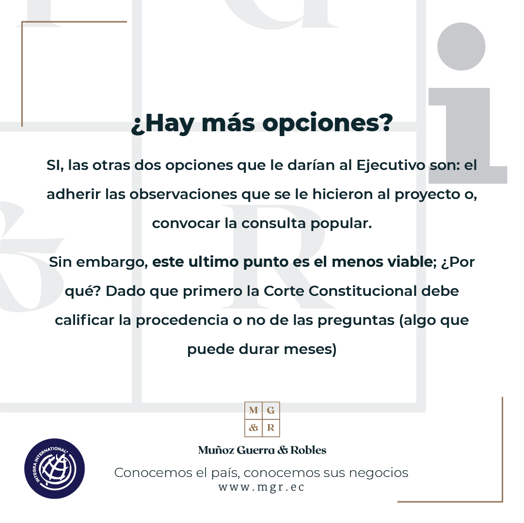 MGR_Ecuador's tweet photo. Nuevo #MGRTeInforma: ¿Qué pasó con el Proyecto #LeyCreandoOportunidades? ¿Cuáles son las opciones del #Ejecutivo? https://t.co/aRWgdL7Dyk