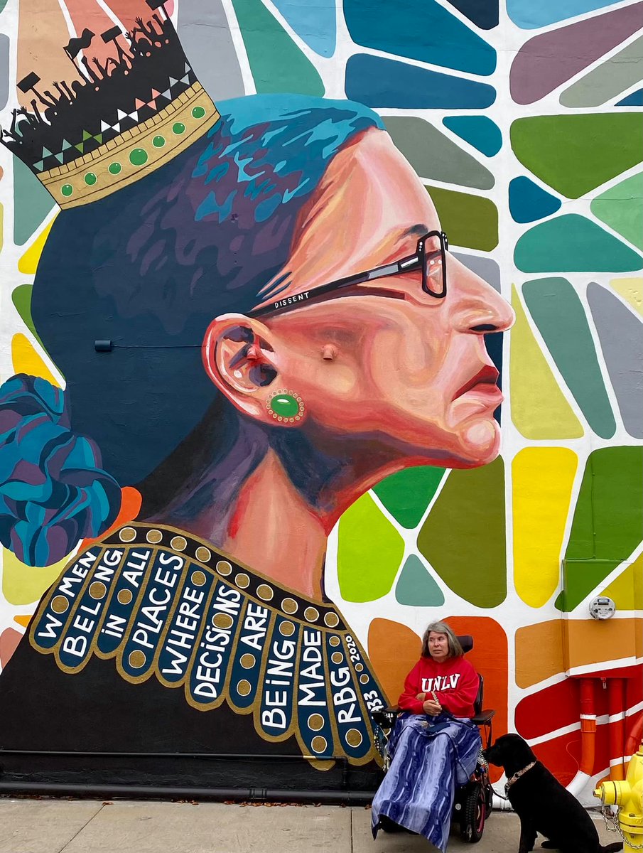 My hometown for the win! 
Local artist: Jessie Fritsch

#stevenspoint #wisconsin 
#rbg #notoriousrbg #whentherearenine #mural