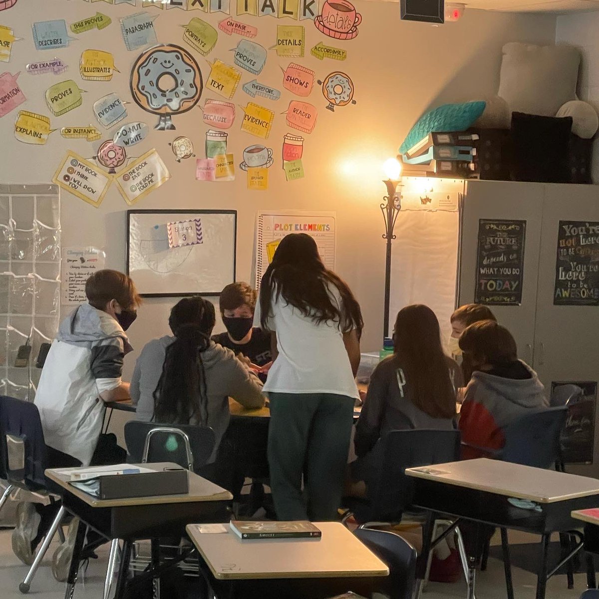 msbrittsela's tweet photo. I’m so super proud of my kids today. We had a group activity where they crafted a central idea statement and then creat part B question with evidence to support their statement. They knocked it out of the park. #aacpsawesome @SevernRivAACPS #middleschoolela https://t.co/izayYmoRoR