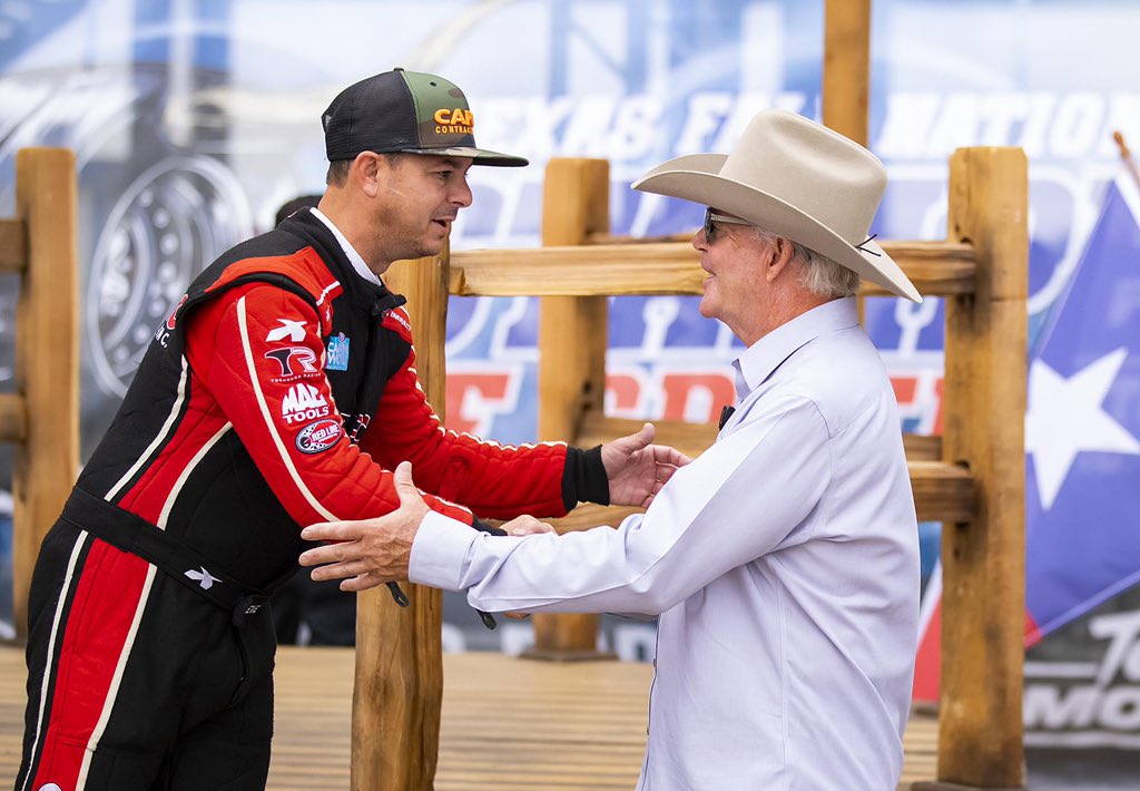 A huge round of applause goes to Billy Meyer, his family, and the entire @txmplex staff on their #stampedeofspeed efforts. From one Texan to another, thank y’all for your passion for drag racing and your willingness to bring more folks to our sport.
