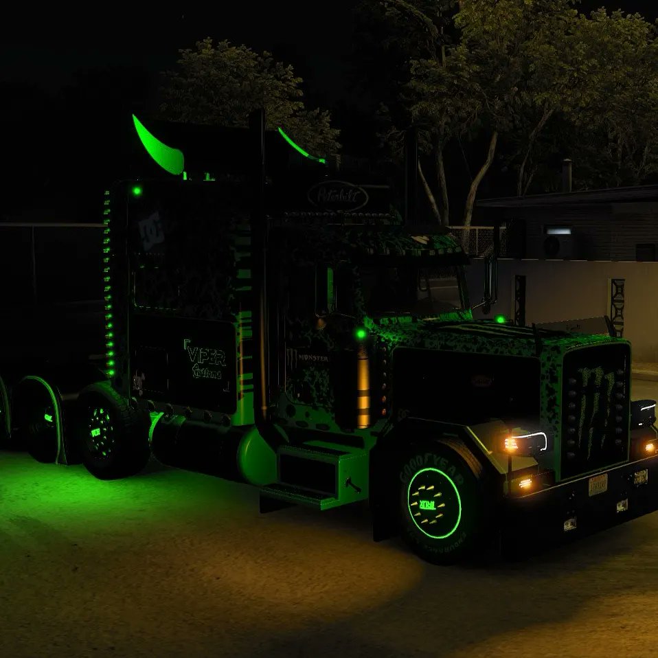 IAM_DOMINATOR's tweet photo. Few of my creations on #ats #americantrucksimulator some custom trucks and mods looks fuckin dope #customtruck #customized #pcgaming #scssoftware #scssoftwaregame https://t.co/FreB1PPxrw