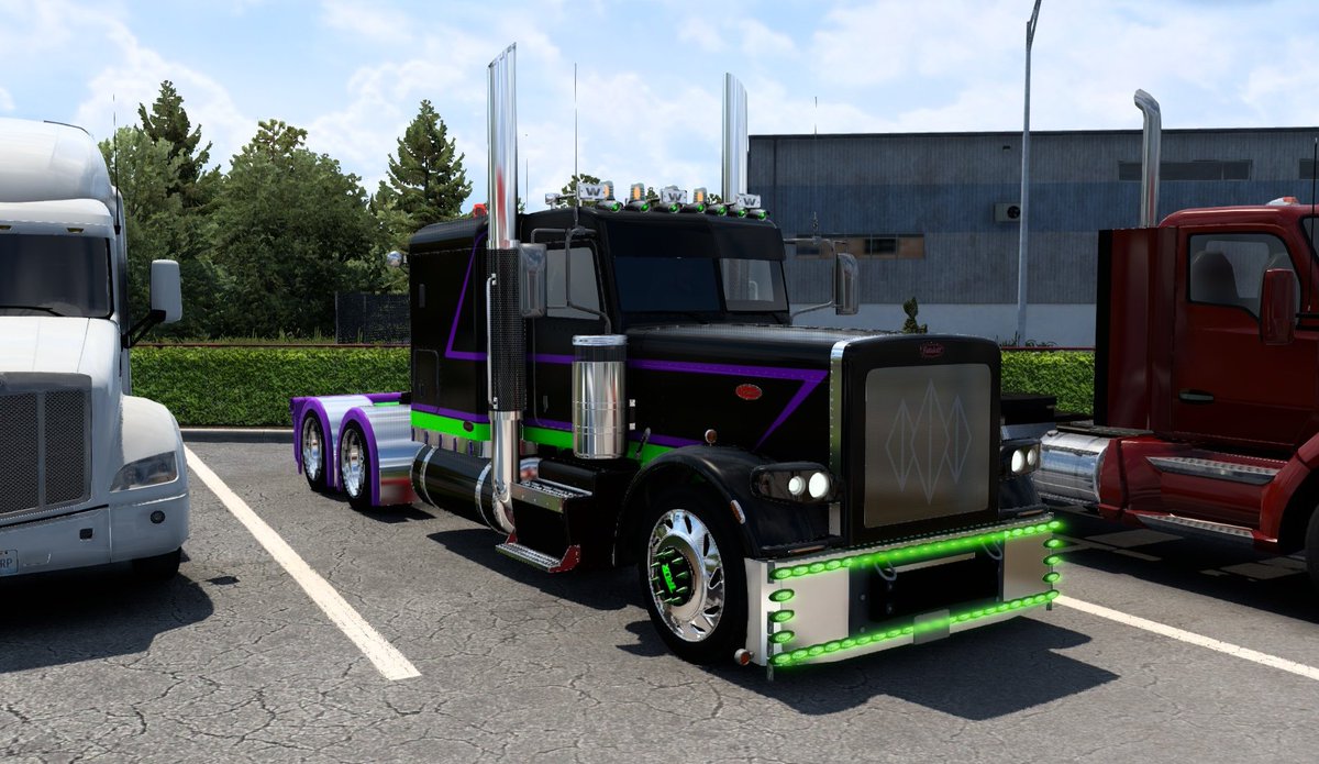 IAM_DOMINATOR's tweet photo. Few of my creations on #ats #americantrucksimulator some custom trucks and mods looks fuckin dope #customtruck #customized #pcgaming #scssoftware #scssoftwaregame https://t.co/FreB1PPxrw