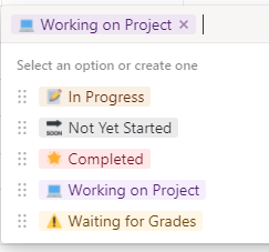 itscelesica's tweet photo. @NotionHQ just updated their tag colors, and they're so light. It's now hard to distinguish them from each other in Light mode~ 😭😰 https://t.co/3qqjGezpbO