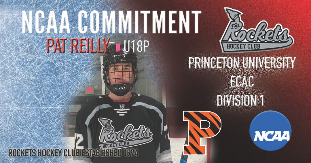 nepackhockey's tweet photo. Big congrats to @RocketsHC 18U player @patreilly_72 on his commitment to Princeton University!! #nepack https://t.co/yZU5oiyLDA