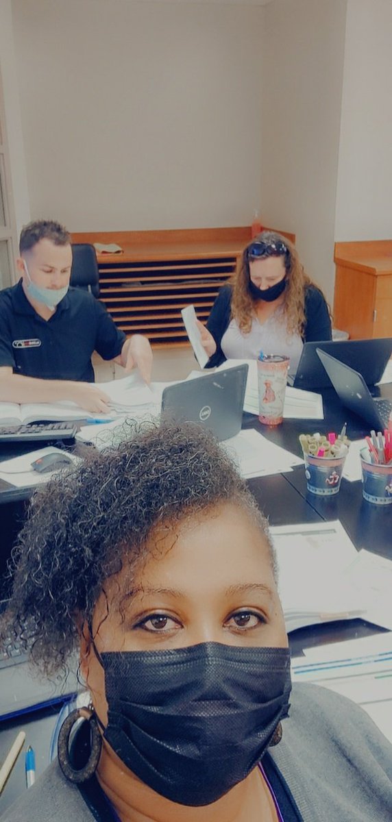 FSimonMath's tweet image. Math Team 3 Instructional Specialist collaborating looking at Eureka&apos;s 4th grade lessons. @WynneLaToya #whogotyourback