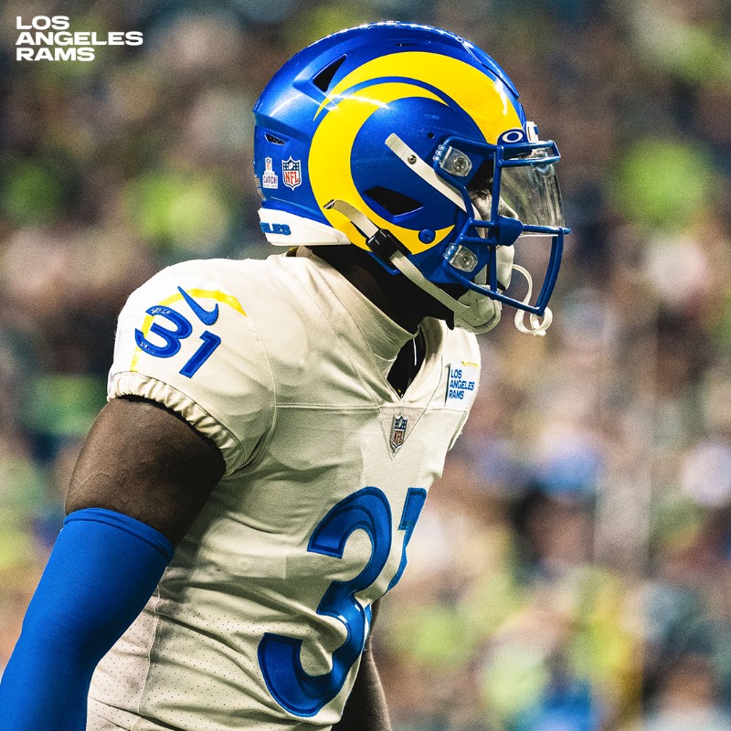 RamsNFL's tweet photo. “I play with a big heart. I love this game.”

@scootaa11 was competitive + resilient during his first start with the Rams 🤝