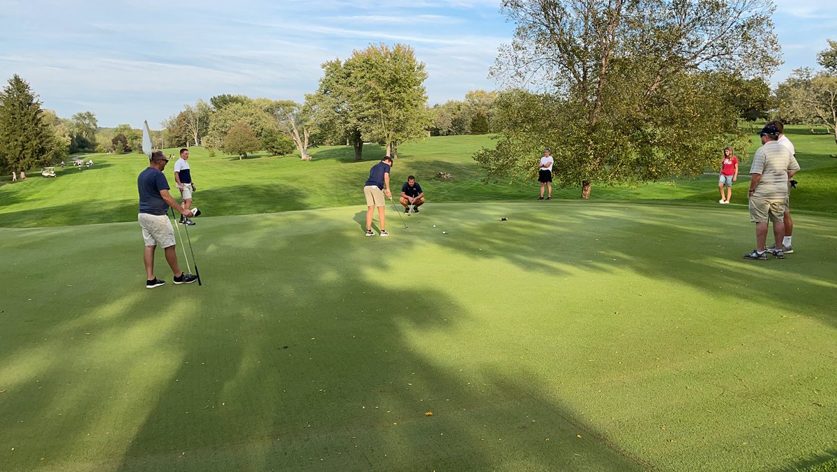 coachtruex's tweet photo. Had our Annual Gales Golf Ryder Cup tonight at Valley View GC! Thank you to all the players, caddies, families, and friends for coming out and cheering on the boys! #GalesGolf #UnFOREgettable https://t.co/Sb9uBSRxQV