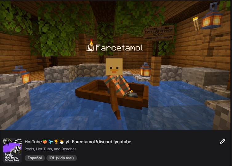 farcetamol's tweet photo. HoT🍑💦 xDDDDD #Minecraft #hot #pato #twitch https://t.co/vhZWYTEnkE