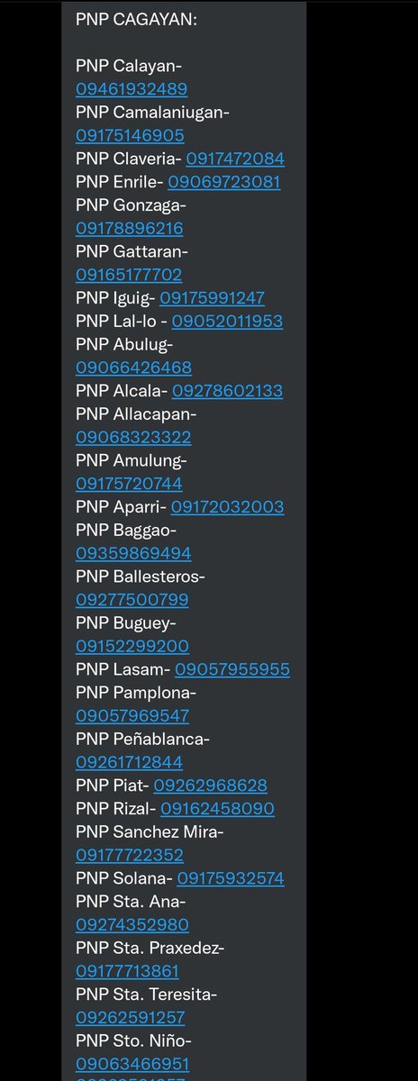 _twerkingbeadel's tweet photo. ‼️ RESCUE AND EMERGENCY HOTLINES CAGAYAN ‼️
#CagayanNeedsHelp #MaringPH https://t.co/BADGiptEgr
