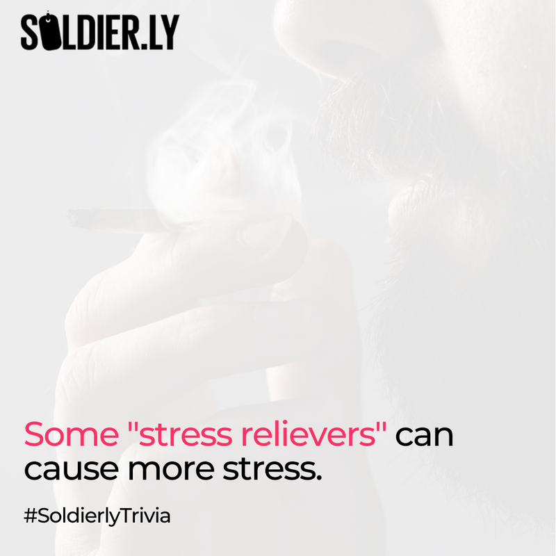 Soldier_ly's tweet photo. 🚬 Unfortunately, most people find stress relief in ways that can be damaging to their health. This includes smoking, drinking excessively, or even spending too much.

#Soldierly #MentalHealth #Stress #StressRelief #Smoking #Drinking https://t.co/n38S5KhTqW