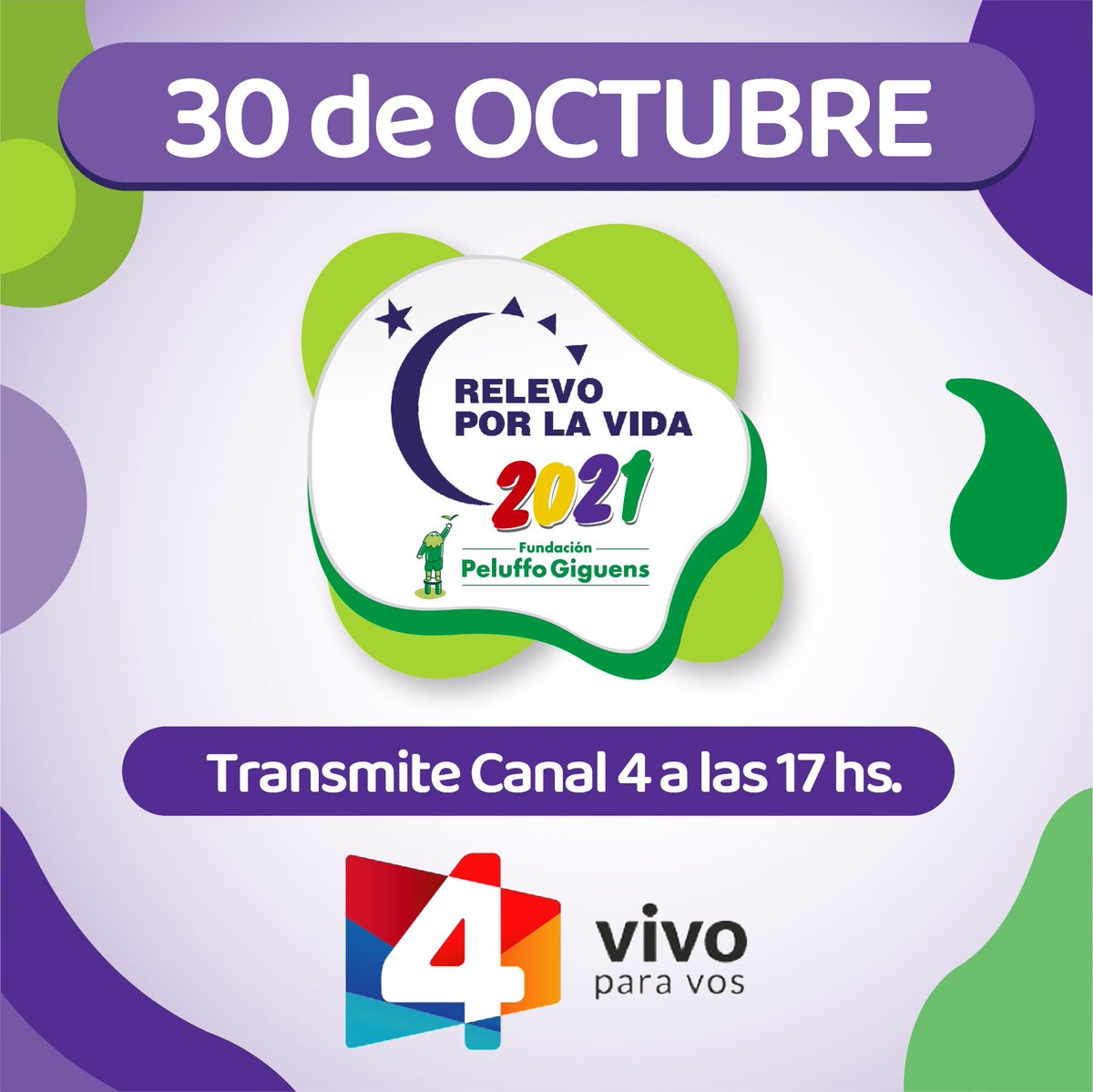 ¡¡¡VUELVE RELEVO POR LA VIDA!!!
Vuelve el evento mundial más importante en la lucha contra el cáncer con una propuesta increíble 💜