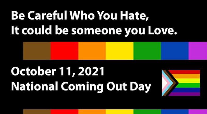 #bisexual #NationalComingOutDay #sorrynotsorry https://t.co/f8RxeyzaXs