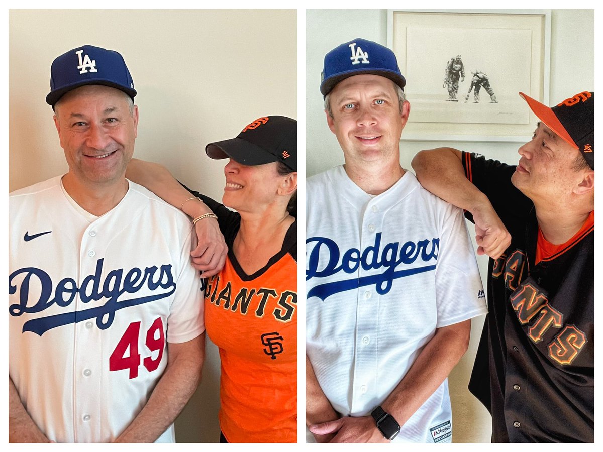 Who wore it better? <a href="/VP/">Vice President JD Vance</a> and @SecondGentleman or us?  Off to Game 3!  #GoGiants