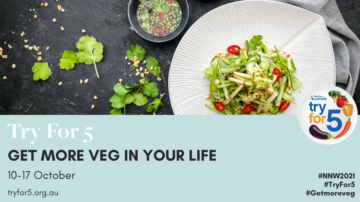 WASCAinc's tweet photo. We’re proud to support the Try for 5
campaign this National Nutrition Week.
Visit https://t.co/klKsCxPPaz to find out
more about the week’s events.
#NNW2021 #TryFor5 #Getmoreveg https://t.co/pclAP9StBu
