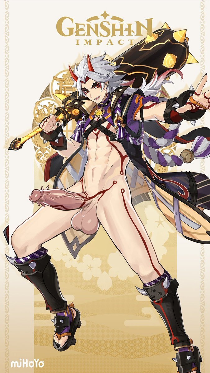 InazumaOniHunk's tweet photo. 🧡 18+ NSFW RP account for Araraki Itto from Genshin Impact.
🧡 Gay
🧡 Switch
🧡 8’5” in height, can get bigger and other growth as well.
🧡 Don’t comment on pinned https://t.co/EYSkF7QcyY