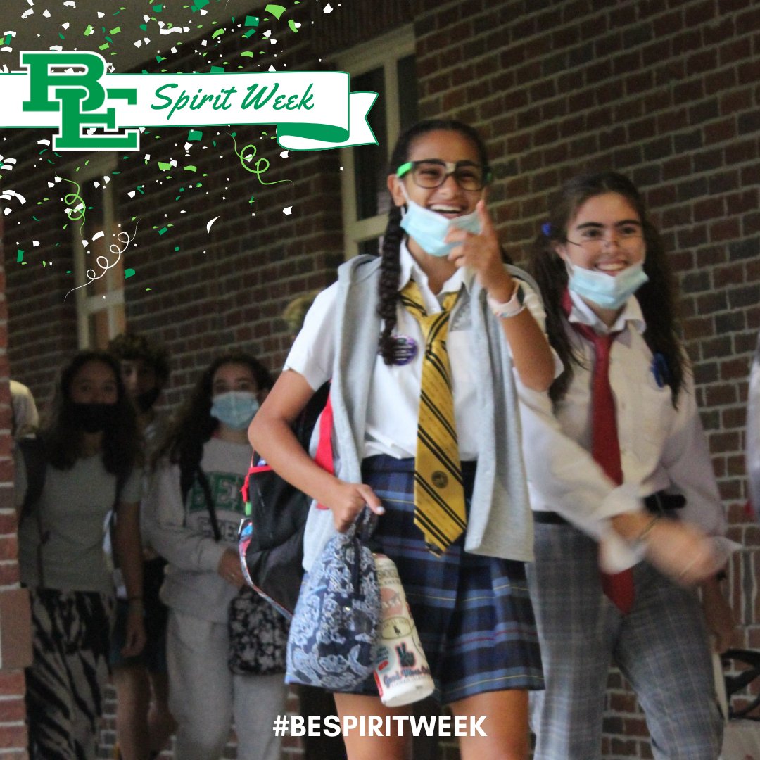 Bishop_England's tweet photo. 🎉 To kick off our annual Spirit Week on Friday, students dressed up in their best Mathlete vs Athlete attire. Stay tuned for more pictures throughout the week of Decades Day, Country vs. Country Club, and Green TAG Day as we celebrate Spirit Week!

#BEspiritweek https://t.co/t1LRGfcrJR