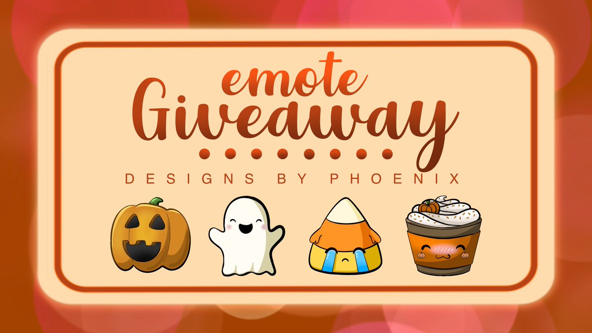 rikkikay_'s tweet photo. 🎃 EMOTE GIVEAWAY🎃

Enter to win one Full pre-made Halloween emote pack of your choice!

Rules:
- Like/Retweet
- Follow me!

That’s it! Ends 10/15 at 10pmET https://t.co/gGkvssgi6G