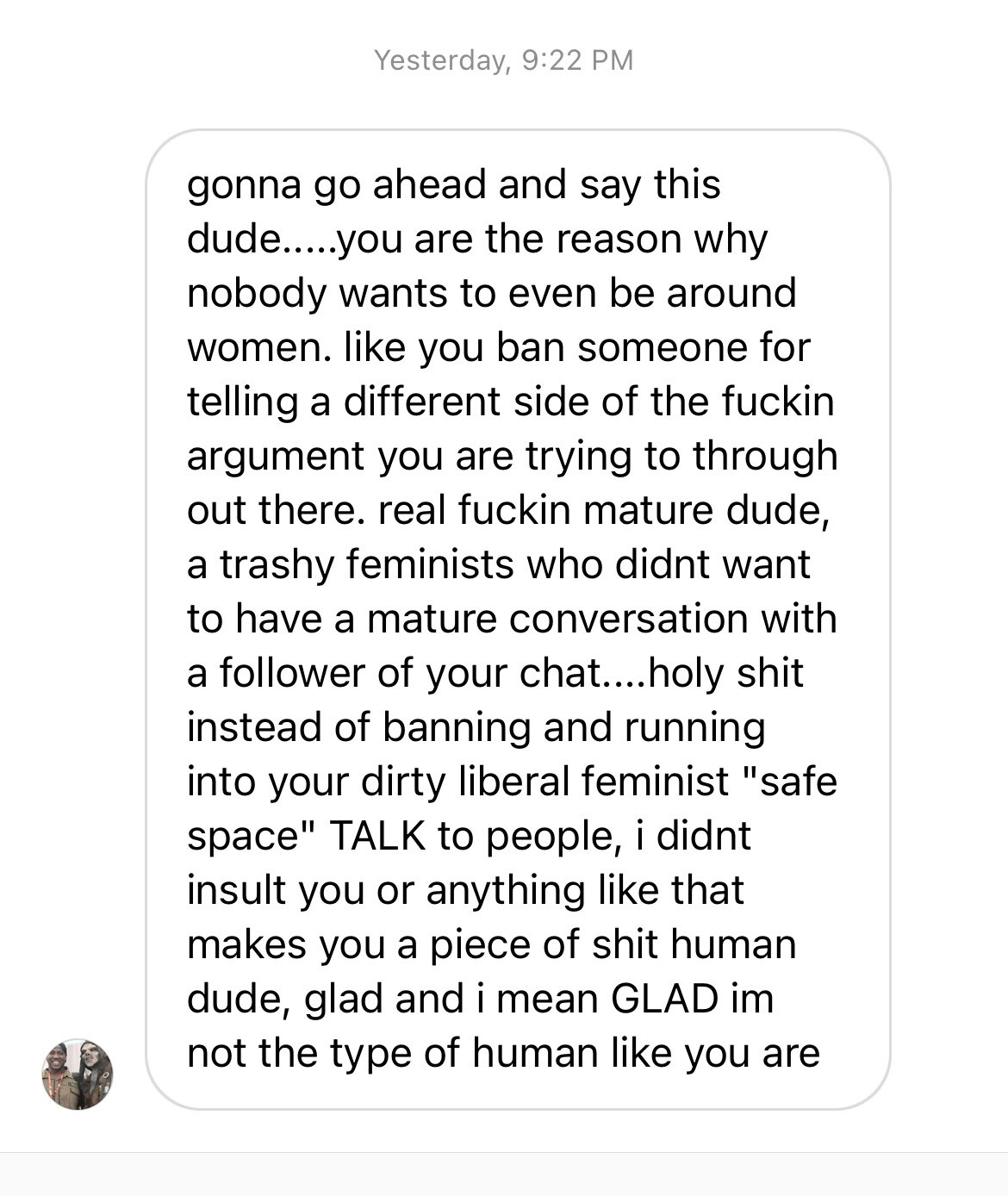 2 pic. Warning to my fellow streamers! Way to fucking victim blame. https://t.co/2tF2K16Ock