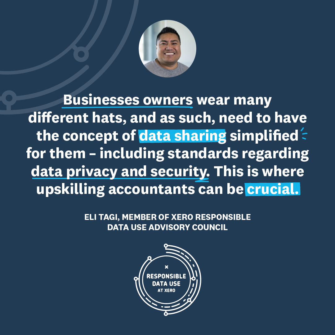 Xero's tweet image. Many businesses don’t have the time, resources or network to understand how to best unlock the power of #data for their businesses. 

We&apos;re trying to simplify #ResponsibleDataUse for business owners &amp;amp; their advisors. Learn more here: ow.ly/jeYU50GpycA
@WeAccounting