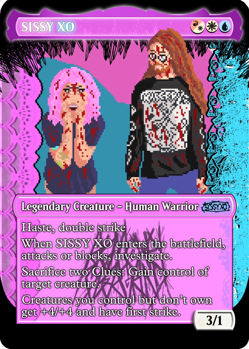 Sneak peek of the SISSY mtg card