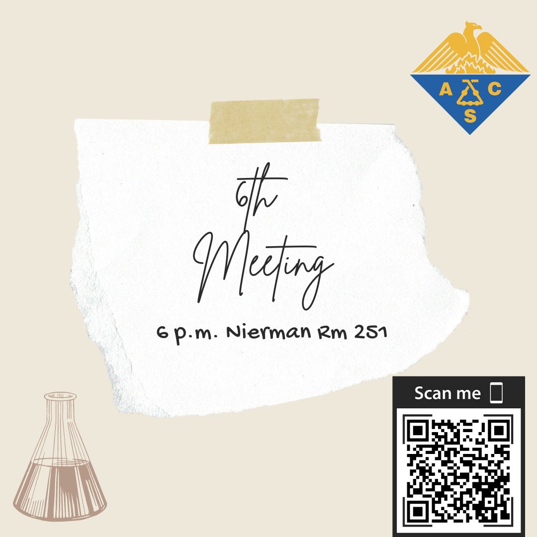 tamukacs's tweet photo. 6th ACS meeting is this THURSDAY, October 14th at 6 pm in Nierman Rm 251 ๐คฉ We will have pizza, prizes, and Dr. Galan come speak about his journey to Kingsville and research interests. Canโt wait to see all of you for our PIZZA LECTURE ๐๐๐โผ๏ธ
#ACS #ACSTAMUK @javelinanation https://t.co/ADlReHjHON
