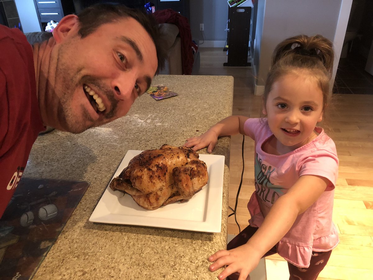 So much to be thankful for but these two turkeys top the list❤️ Happy Thanksgiving! 🦃 🍁#CanadianThanksgiving #wecookedachickennotaturkey