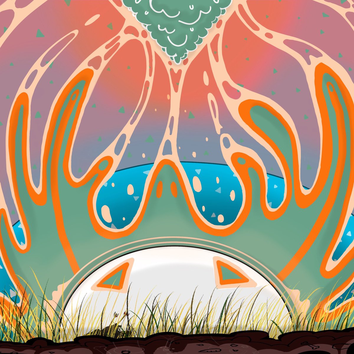 Soul Crow(collection Sky) 💛💛💛💛💛💛Soul Art work/mood-tone available  on Open sea linktr.ee/lflsoul