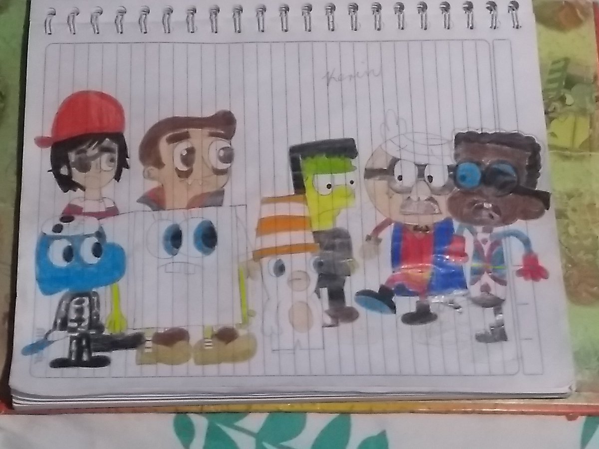 Kevin23311488's tweet photo. Que les pareció mis nuevos dibujos de Halloween? #ItEso #BobEsponja #TheLoudHouse #ElIncreíbleMundoDeGumball #RabbidsInvasion #GrandesHeroes #LaLeyDeMiloMurphy #LosSimpson #Monchelito #Halloween https://t.co/OEwbMI0Wbg