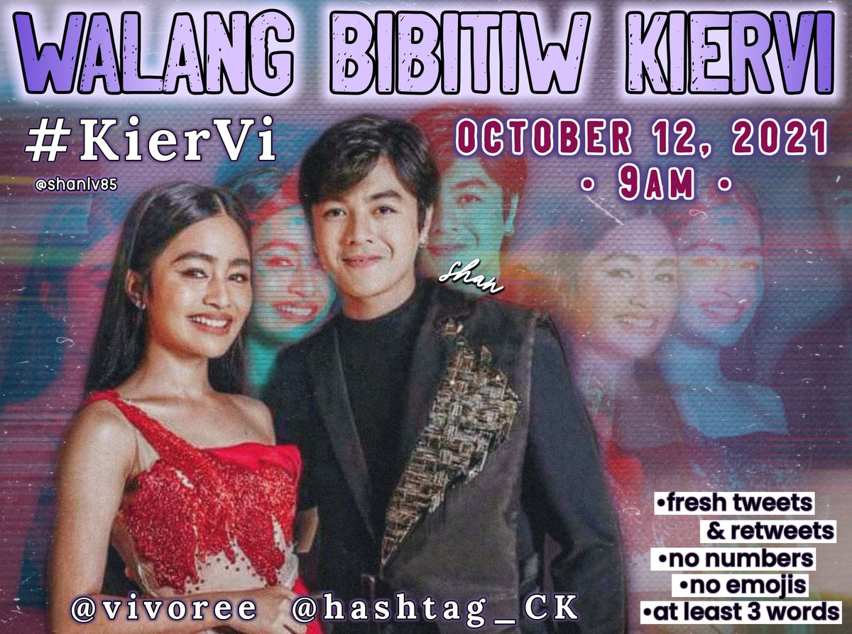 shanlv85's tweet photo. Official tag for today:

WALANG BIBITIW KIERVI 

#KierVi | @hashtag_CK @vivoree https://t.co/XdyqxsayVn