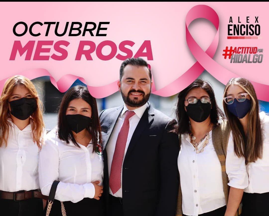 Pachuca_Web's tweet photo. @alejandroENCISO #OctubreRosa
🌸Mes de concientizacion.
🌸#AlexEnciso apoya a las mujeres hidalguenses, especialmente a las jóvenes.
✅Acércate a tu clínica de salud más cercana !!
Gobierno @omarfayad https://t.co/7Wf7YMK0Ft