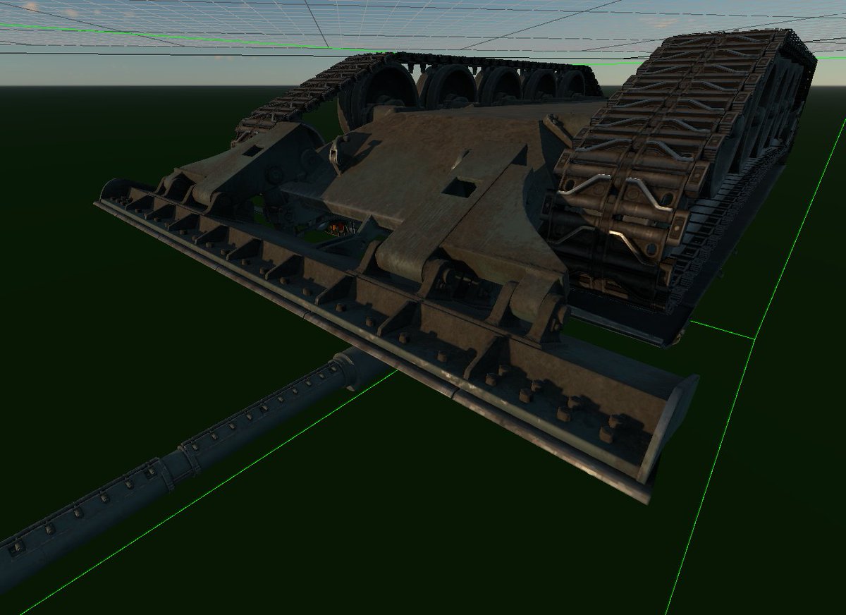 NAMELESS_JSDF's tweet image. Type 74 (E) With a dozer blade. A new modification ?

#warthunder #type74