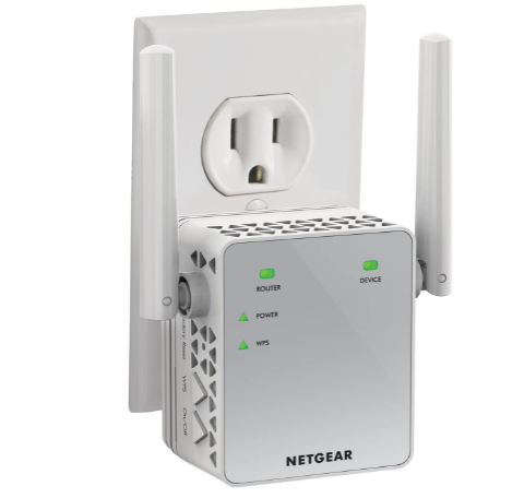 NETGEAR Wi-Fi Range Extender EX3700 - Coverage Up to 1000 Sq Ft and 15 Devices with AC750 Dual Band Wireless Signal Booster & Repeater (Up to 750Mbps Speed), and Compact Wall Plug Design Order Now:amzn.to/3oXcQ5d #amazonposition #Amazon