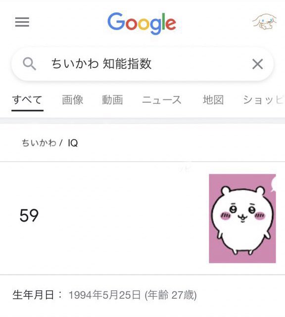 94年生まれワイ、ほぼちいかわだったことが判明。