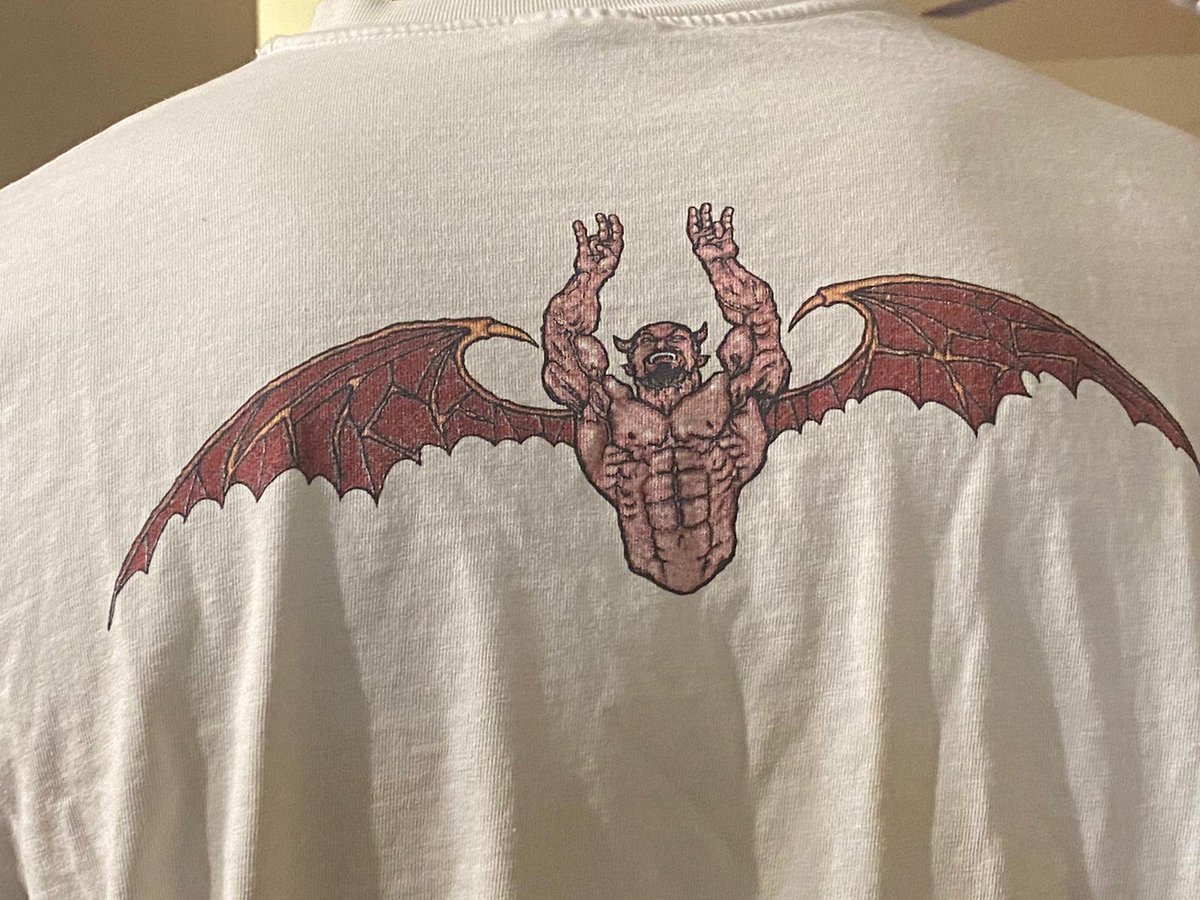 somatwin's tweet photo. @richesson my son wore this to highschool last Friday. 😊 21 years later. TCB https://t.co/zQi73GxVoF