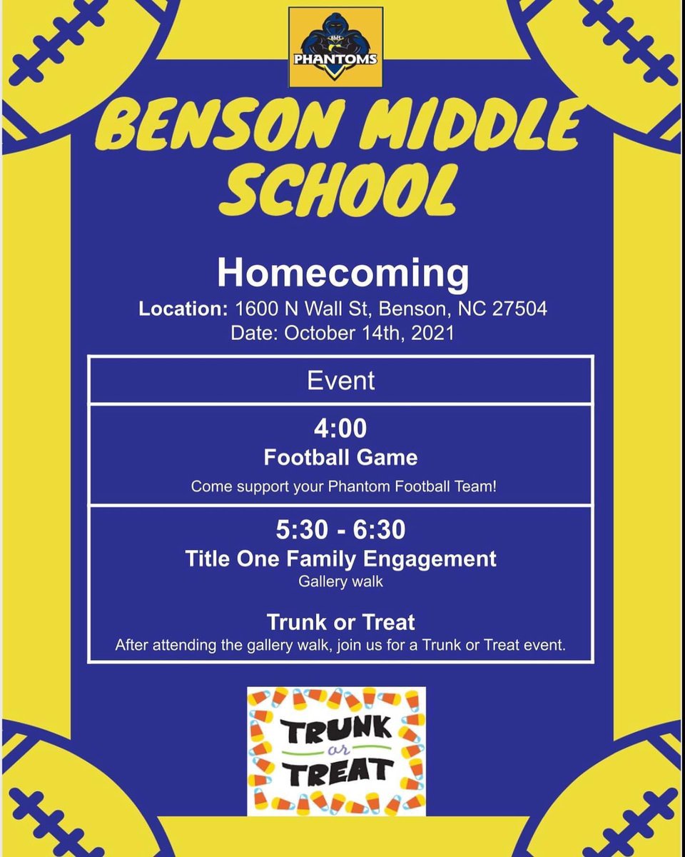 Benson Middle School PTA tweet media