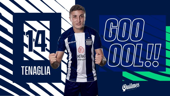 #TalleresAtléticoTucumán | ⏱️ 23' 2T | 1⃣-0⃣

⚽️ Nahuel Tenaglia convierte para que #Talleres gane ante <a href="/ATOficial/">Atlético Tucumán</a>.

🔵⚪️ #VamosTalleres