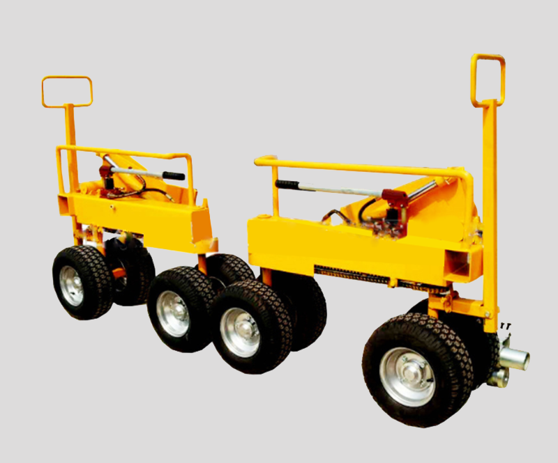 Jw787Com's tweet photo. This machine is an artificial turf roll handling lift cart, suitable for artificial turf width up to 5 meters. There are two independent carts to complete the steering, transportation, and lifting together. 
https://t.co/Rg0WX2Uwg9 https://t.co/xCwmwQfYzw