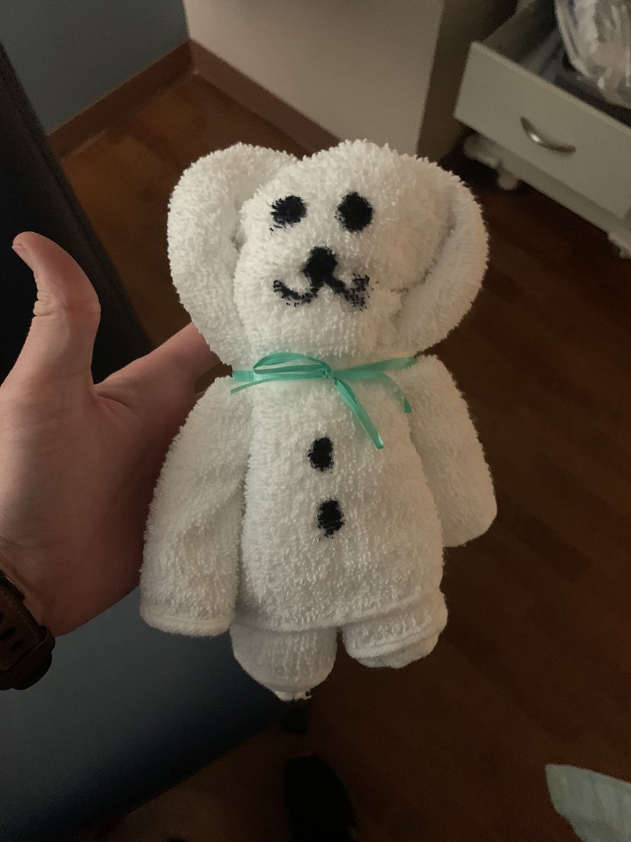 Night Nurse made this and gave it to an upset dementia patient. Instant solution. Patient smiled and proudly showed me “my bear”, now hugging it and sleeping soundly.