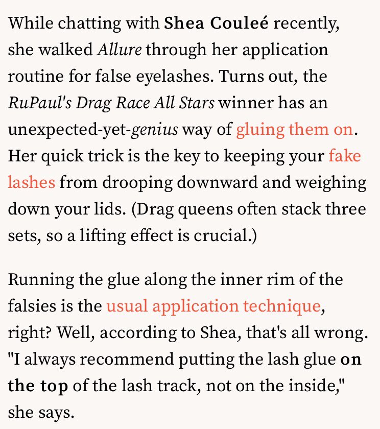 PGGCos's tweet photo. RuPaul’s Drag Race All Stars winner Shea Couleé shares her dramatic lashes secrets! #DragQueens #drag #eyelashes #drama #fakelashes #makeup #SheaCouleé #dragmakeup #lashglue #lashes #lashapplication #RuPaul #prettygirlgangcosmetics @Allure_magazine @RuPaulsDragRace @SheaCoulee https://t.co/zgPuW6eNEf