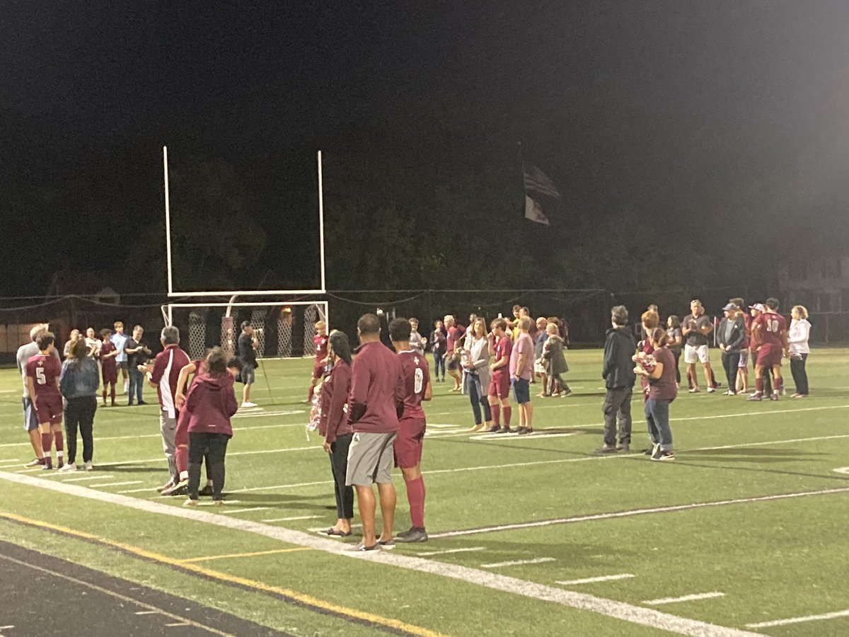 Senior night for our <a href="/udjsoccer/">UDJ Soccer</a> players at The High. Thank you to our seniors and their families. ALWAYS A CUB! AMDG