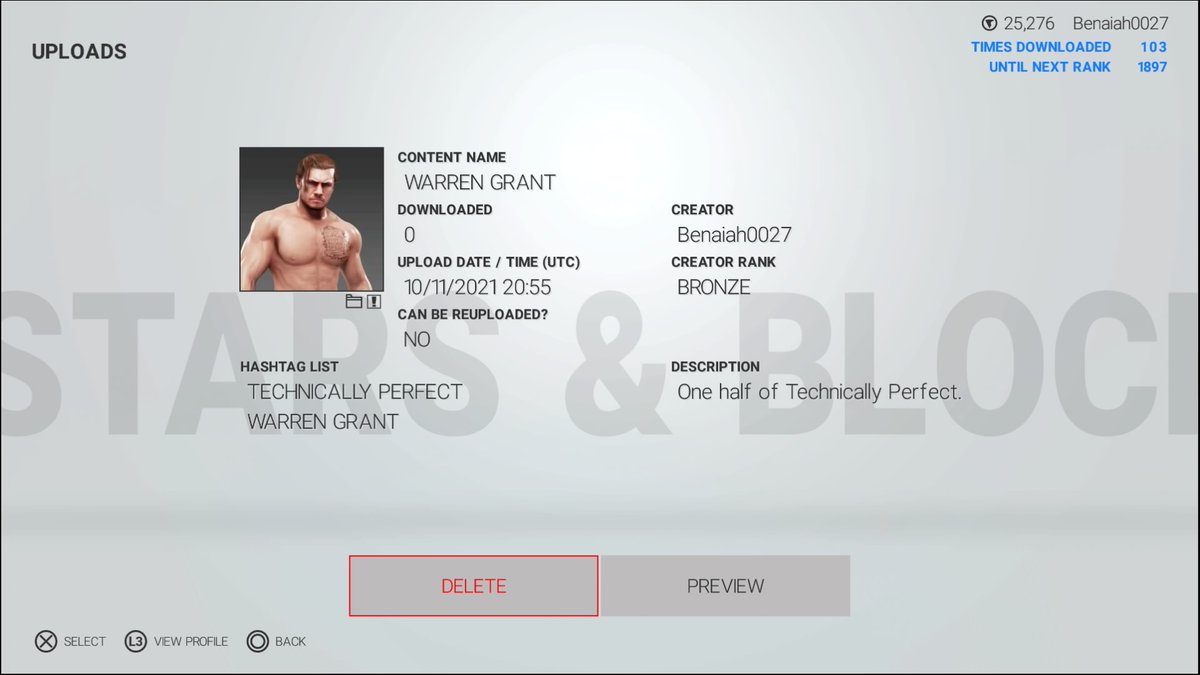 BewareofBenaiah's tweet photo. Ladies and Gentlemen... The brand new Technically Perfect attires courtesy of @_KirkCarter are now available on Community Creations! Simply search "Technically Perfect", and a special thanks to @CharmCity93 for assisting with the movesets #PS4 #CAW #TechnicallyPerfect https://t.co/pBNX4EDQJo