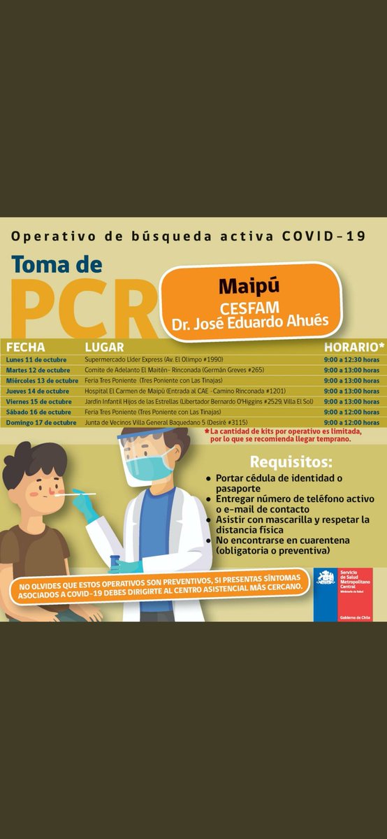 catho_01's tweet photo. @atractivaconcha Hola, ví tu mensaje en Twitter respecto a los pcr. Ojalá está información sea de ayuda. Saludos! https://t.co/WlpmKA8lyt