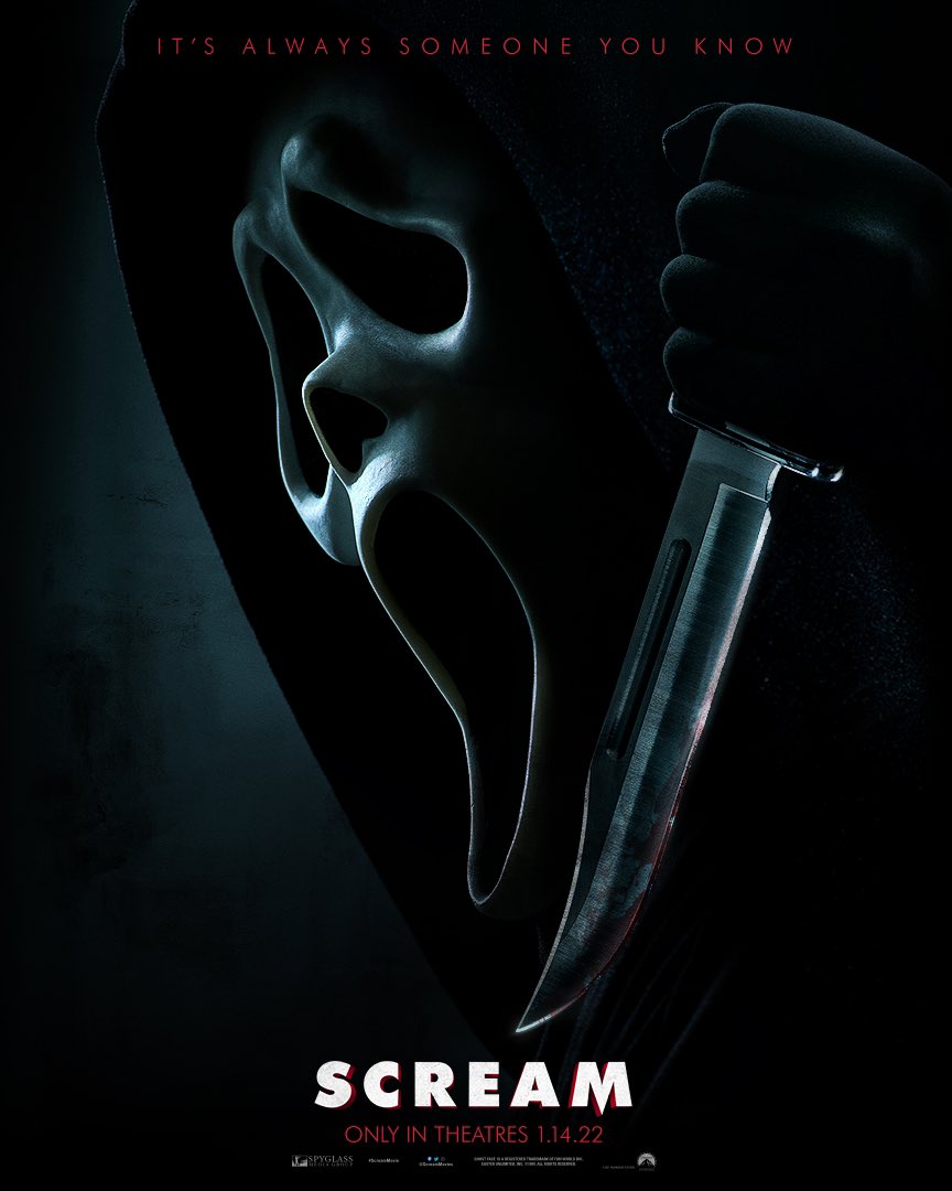 TGVCinemas's tweet photo. Tuan-tuan dan puan-puan, #Scream π₯ππ
#Ghostface dah kembali! Pandang pertama kembalinya Neve Campbell, Courteney Cox, David Arquette dan Ghostface dalam #ScreamMovie
Nantikan trailer pertama malam ini! #TontondiTGV #TGVisBack #MoreThanJustMovies https://t.co/q0BXA7JlYx