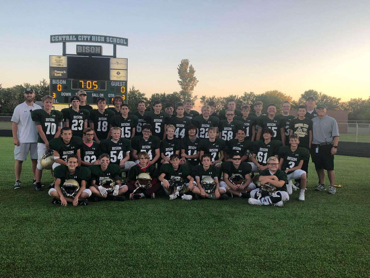 CC_Football308's tweet photo. Huge congrats to the middle school school players and coaches on a great season! A team finished 5-1 while the B team was 4-2. #ccbison #thefuture https://t.co/s260hA3bed