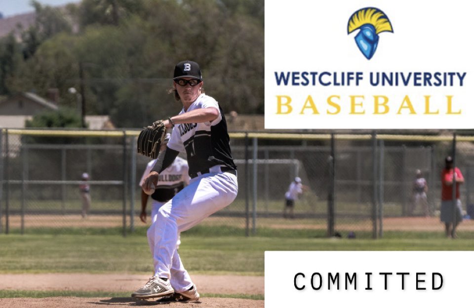 I am very blessed to announce my commitment to continue my academic and athletic career at Westcliff University! Thank you to everyone who has helped me achieve this dream! #gowarriors 💙💛<a href="/roosevelt_bball/">Roosevelt Baseball</a> <a href="/westcliffu_bb/">Westcliff Baseball</a>