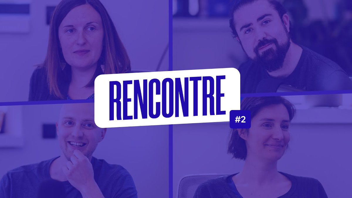 welovedevs's tweet photo. 🎉 Aujourd'hui c'est le deuxième épisode de Rencontre !
Avec @FannyDemey @BnJ25 et @coding_grrrl 🙏 https://t.co/fSN8v9MUhP