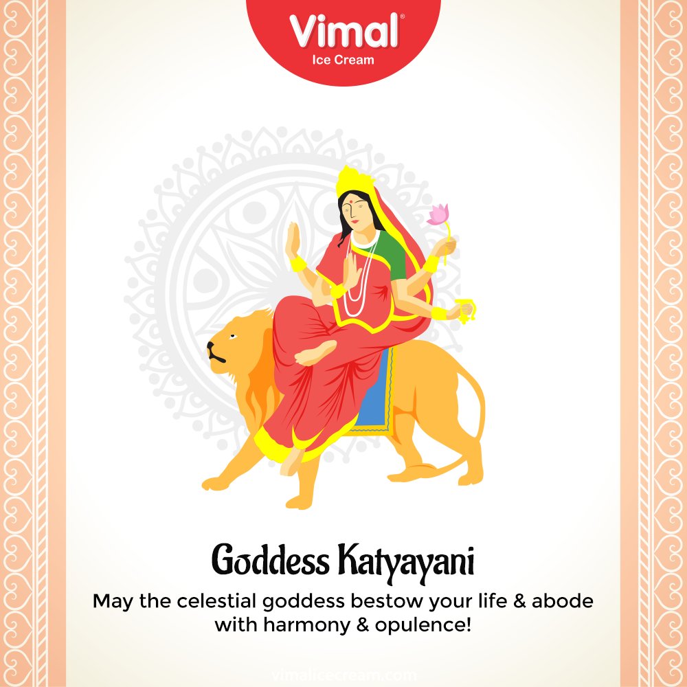 VimalIceCreams's tweet photo. May the celestial goddess bestow your life &amp; abode with harmony &amp; opulence!

#Navratri #Navratri2021 #HappyNavratri #HappyNavratri2021 #Festival #VimalIceCream #IceCreamLovers #Vimal #IceCream #Ahmedabad https://t.co/oV5dXUf76a