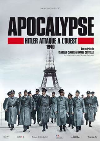 Belle performance hier pour les 2 premiers volets d’#Apocalypse (Hitler attaque à l’ouest 1940) avec 1,8 M de téléspectateurs soit 8,5% de PdA. 
Rdv lundi prochain à 21.05 pour le deuxième volet : Hitler attaque à l’est 1941-1943. @France3tv 

Dispo sur france.tv