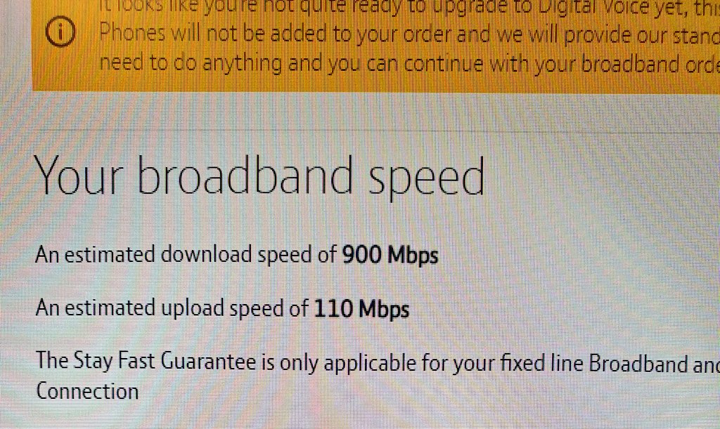 Tom_Cale89's tweet photo. Back to work and I get the email to say colleague products at work has been opened!
This means I can upgrade to 900mb download for free woop! 
#twitch #broadband #fibre https://t.co/bqcfru5lyU